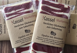 große Schokolade mit individuellen Gruß